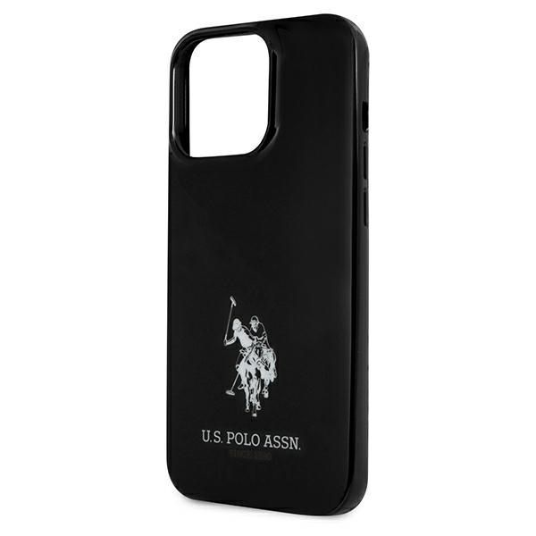 U.S. Polo Assn. Etui iPhone 13 Pro / 13 6,1" TPU Czarny Horses Logo