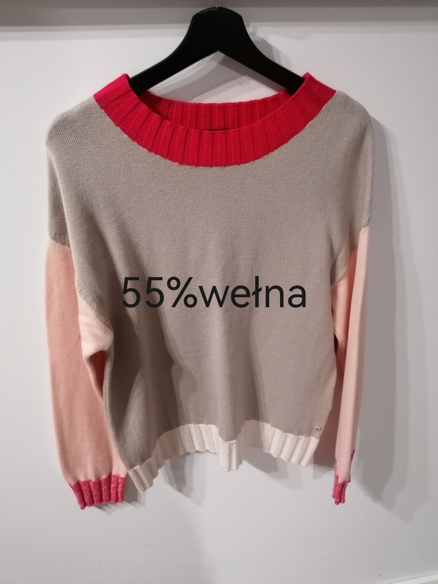 Cienki sweter damski Marc O'Polo 55%wełna