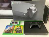 Konsola Xbox One X 1TB 4K Pad Forza 4 Cyberpunk 2077