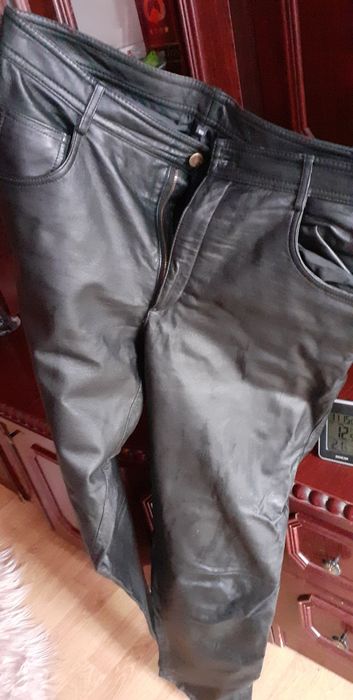 Skorzane spodnie męskie