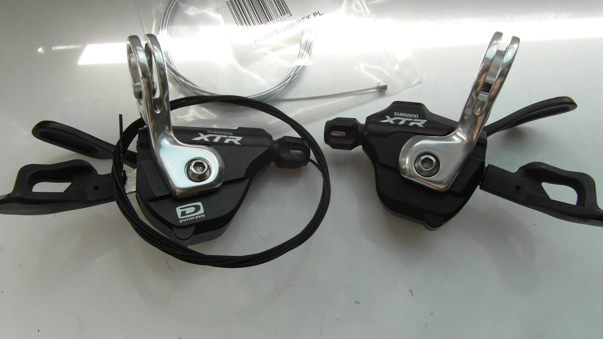 Manetki XTR x10 Shimano XTR SL-M980 Manetki XTR-980 zestaw P+T_2-3 x10