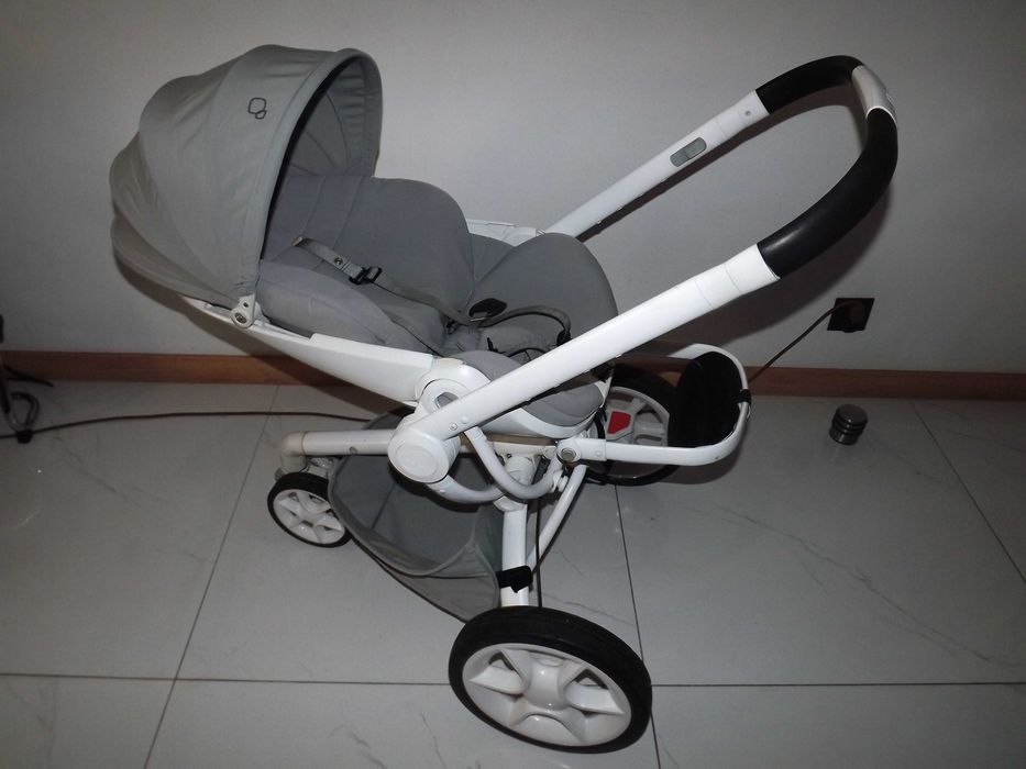 Quinny moodd grey szary 3w1 Fotelik cybex