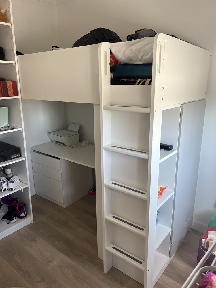 SMÅSTAD - Beliche com secretaria Ikea
