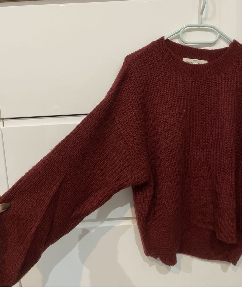 Sweter bordowy xs/s