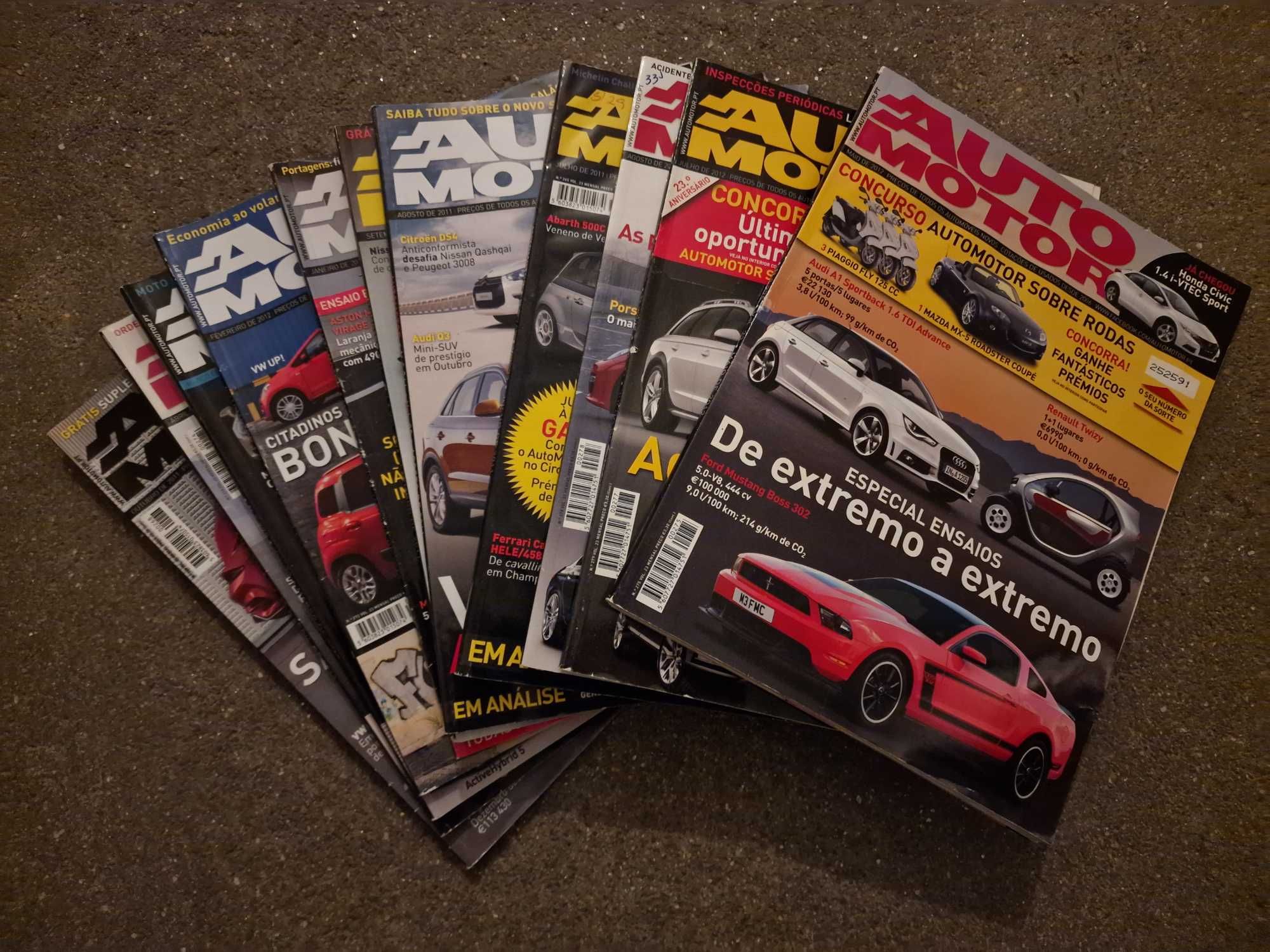 Revistas automotor antigas, 2011 e 2012