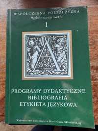 Programy dydaktyczne - Bibliografia Etykieta Językowa