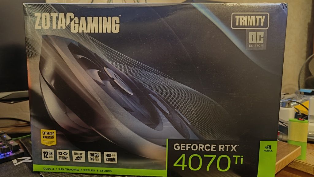 Rtx4070ti Zotac trinity oc edition