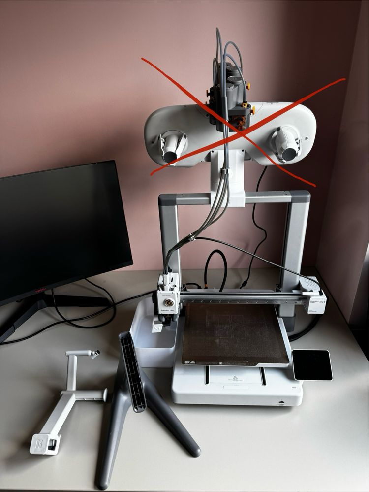 Drukarka 3D Bambu Lab A1, przebieg ok. 500h