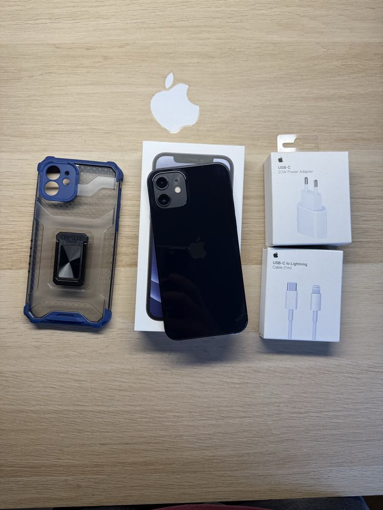 iPhone 12 64gb czarny bateria 100% komplet