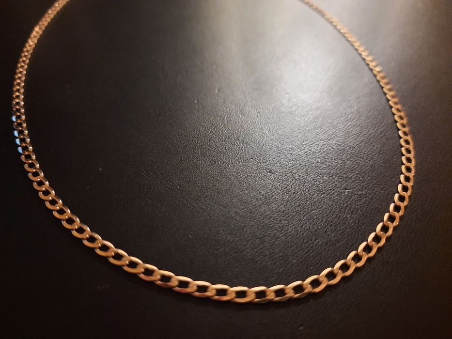 Złoty łańcuszek ŻÓŁTE ZŁOTO 333 pancerka 333 złoty łańcuch 53cm HIT!!!