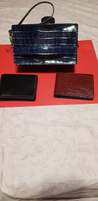 Продам мужскую барсетка ручной работы из натуральной кожи.