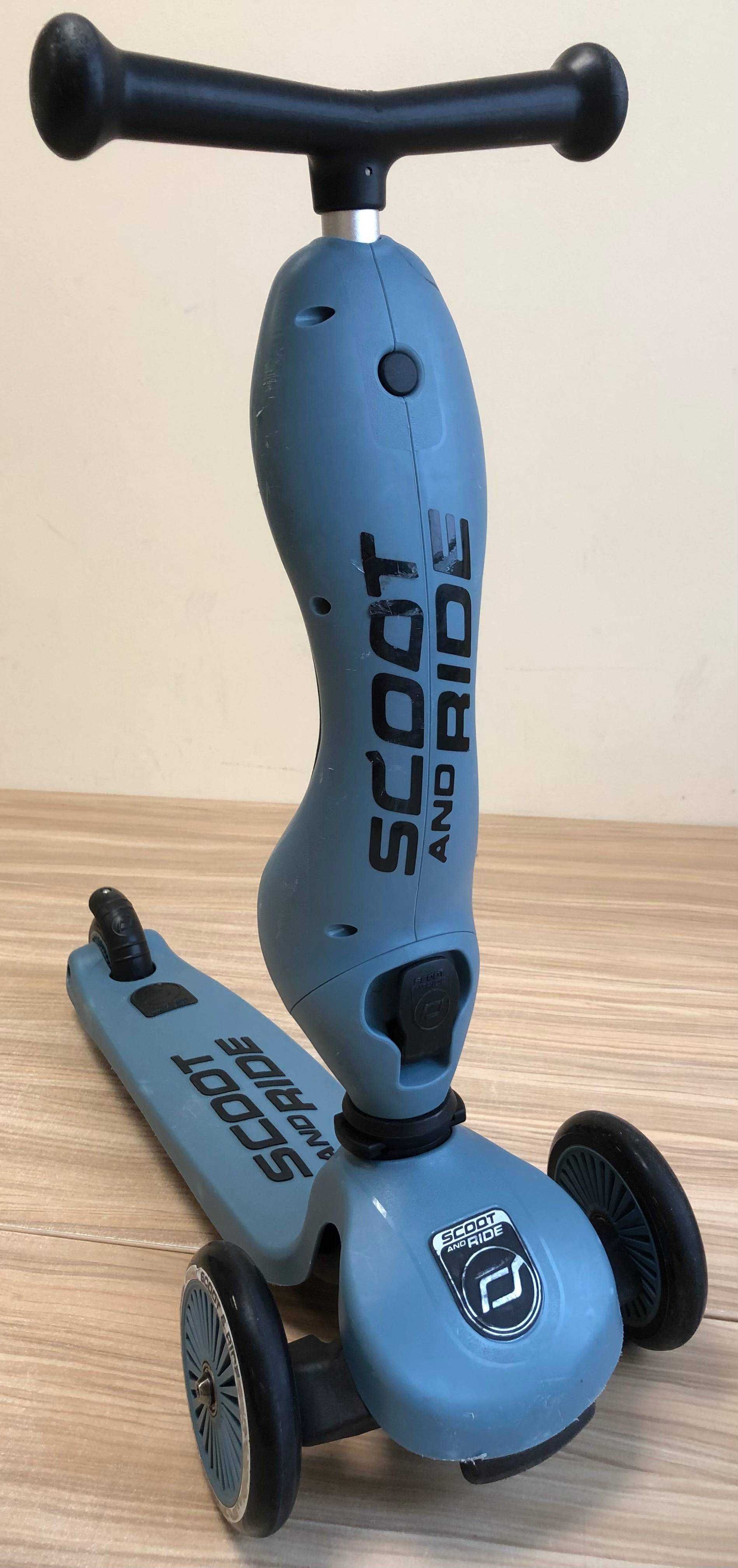 Hulajnoga dziecięca z siedziskiem 2w1 Scoot & Ride Highwaykick 1 P