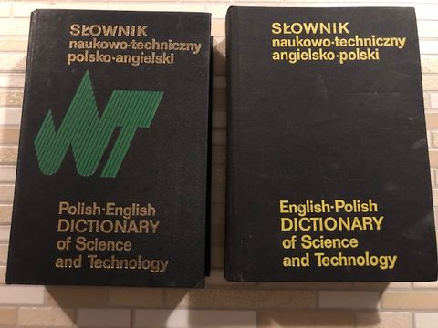 Słownik naukowo-techniczny polsko-angielski i angielsko-polski; 2 tomy
