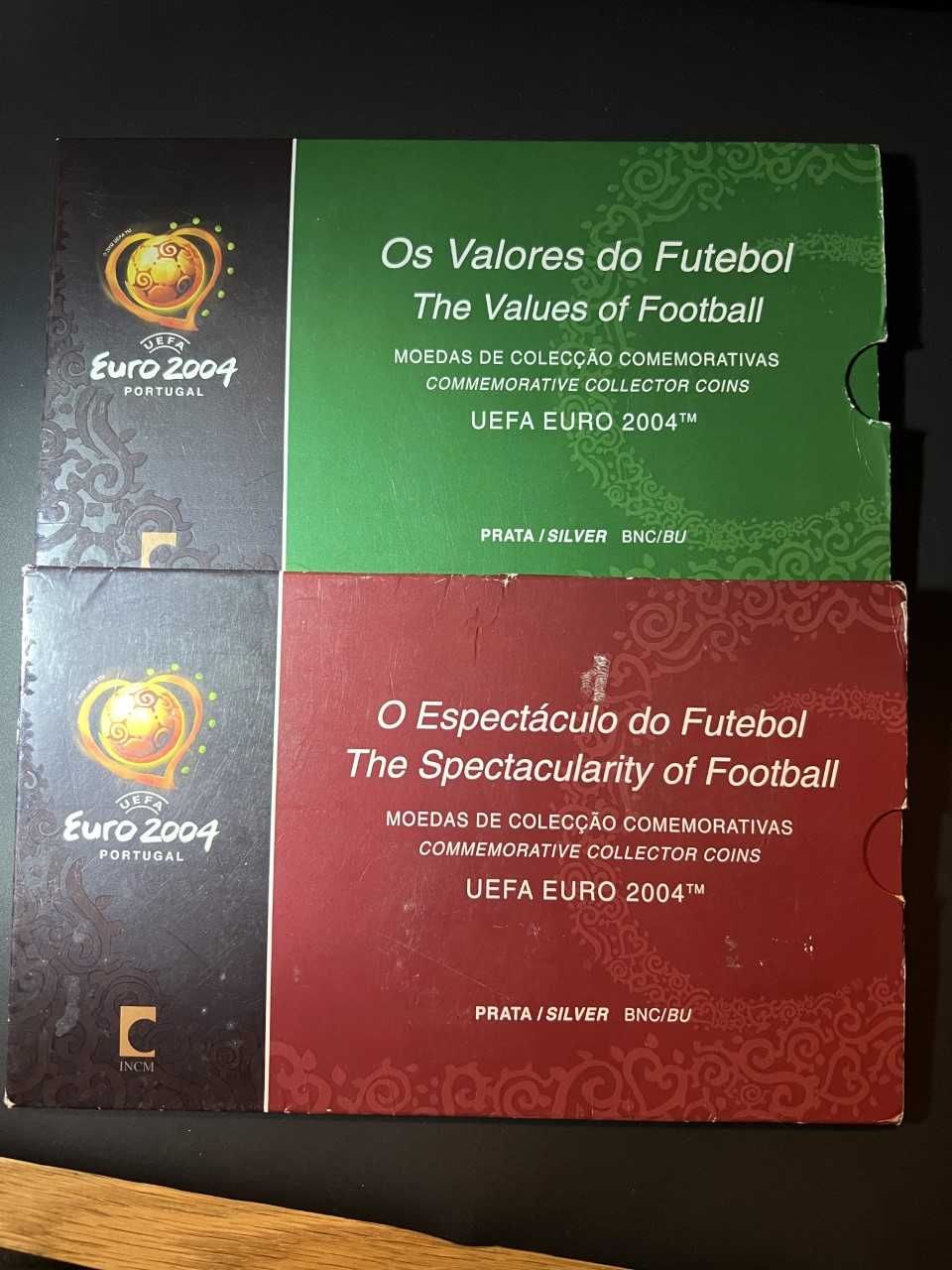 Moedas Comemorativas Euro 2004 BNC e Proof