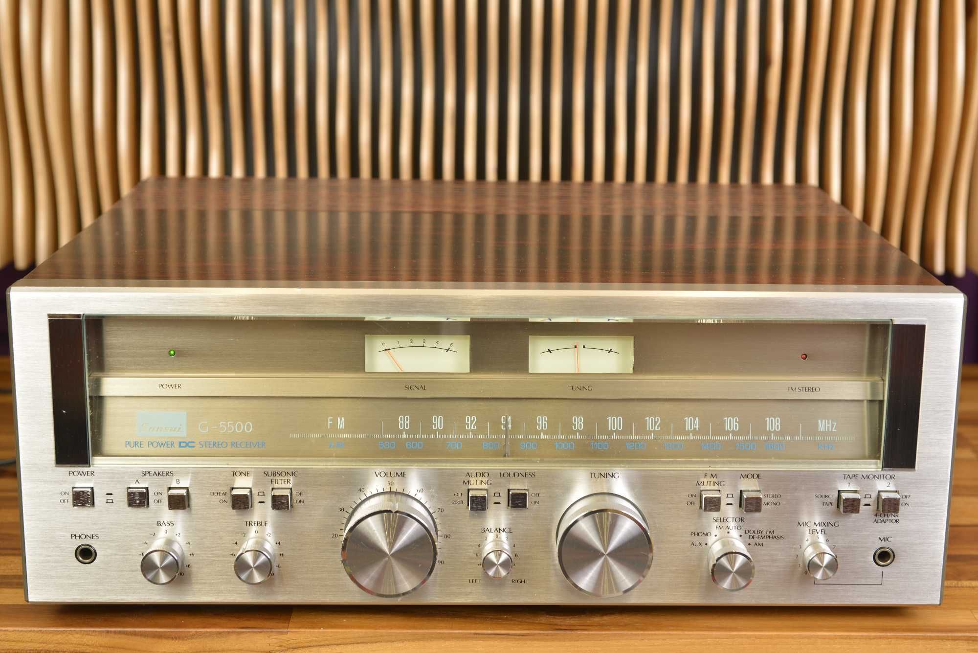 KULTOWY - Wzmacniacz SANSUI G-5500 Pure Power DC Stereo Receiver