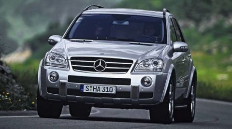 Расширители арок,тюнинг,  AMG Mercedes ML 63 W164