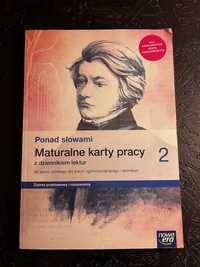 ponad słowami, maturalne karty pracy 2