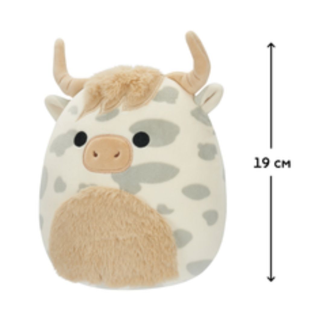 Плюшева корівка Борса Squishmallows 19 см