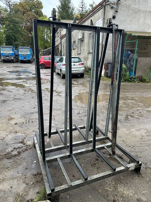 Stojak transportowy do szyb okien płyt dwustronny