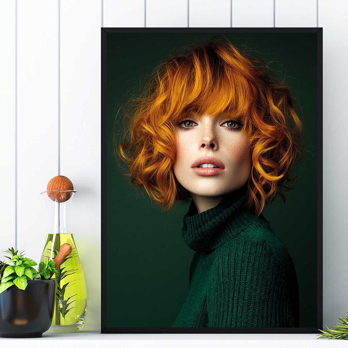 plakat do salonu fryzjerskiego, plakat do fryzjera, plakat fryzjer