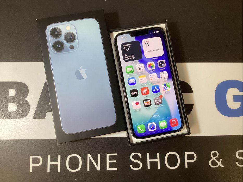 Sklep ladny Apple Iphone 13 Pro 128gb blue bateria 79%