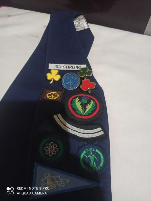 Винтажная повязка для девочек-гидов!Англия!