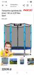Trampolina Neosport 140cm 4,5 ft - super stan