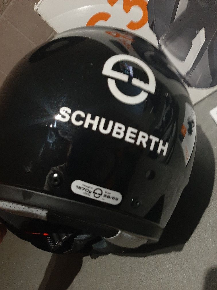 Capacete schubert C3 Pro+Cardo Freecom1