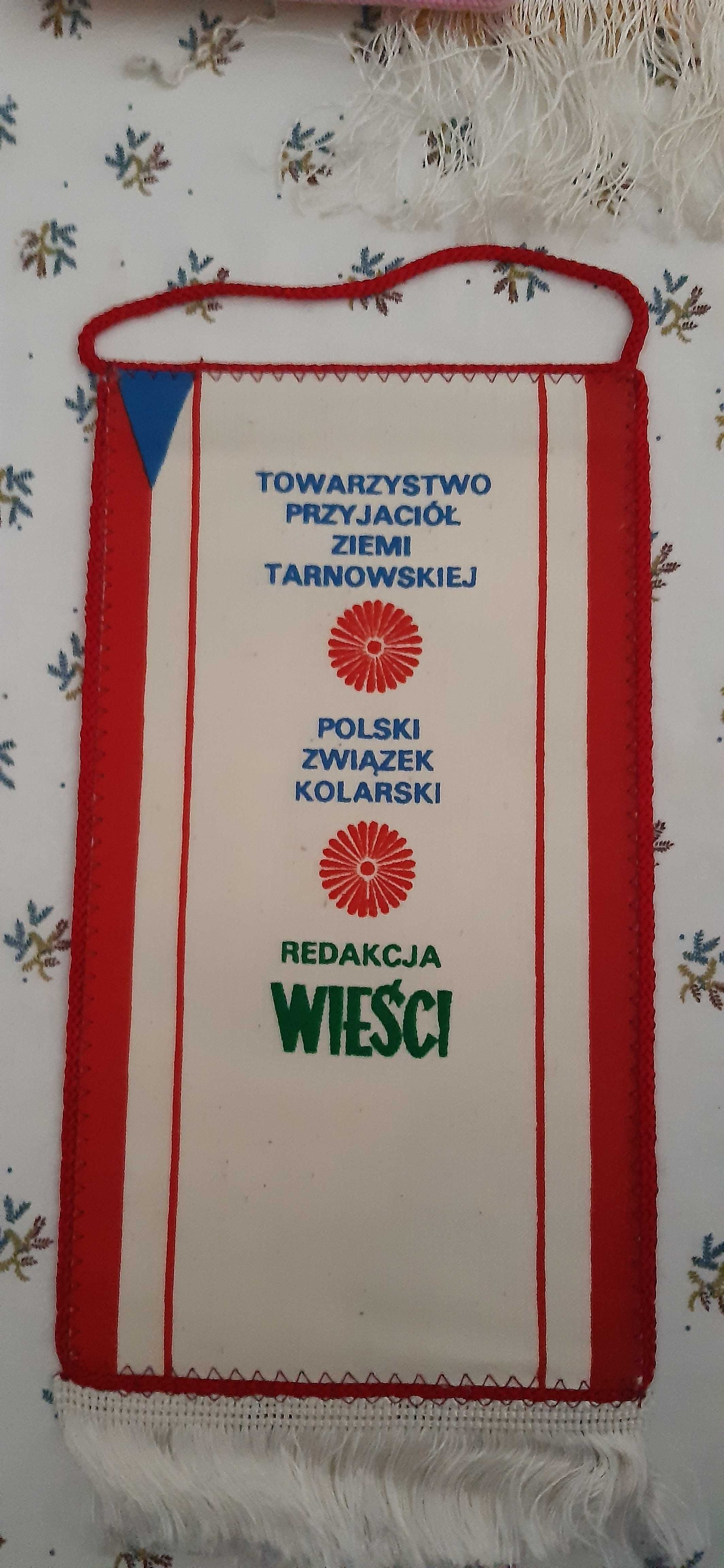 stary proporczyk wyścig kolarski poprad - tarnów 1982