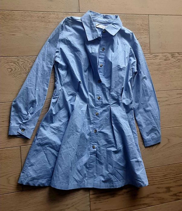 ZARA 11 12 lat 152 bawełna sukienka długa koszula dla dziewczynki nowa