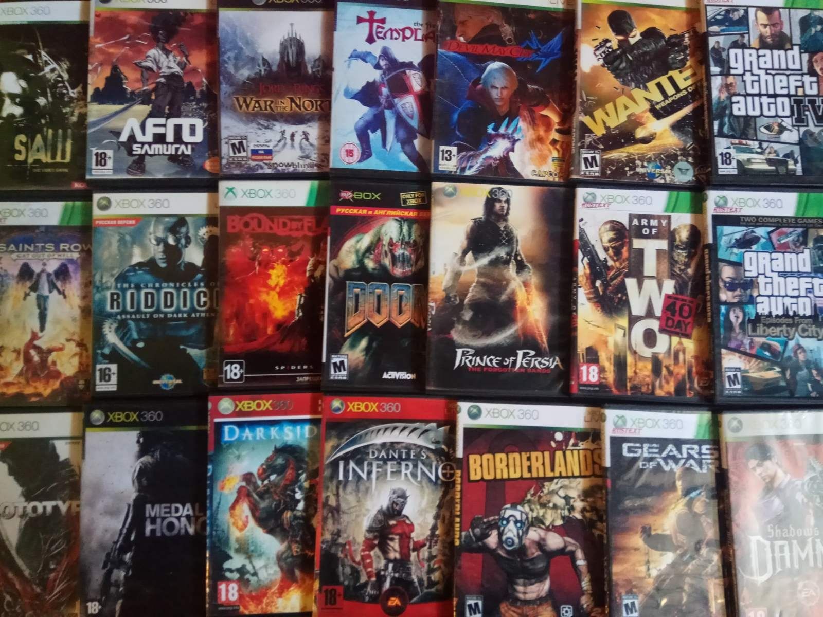 Xbox 360 дискі ігри