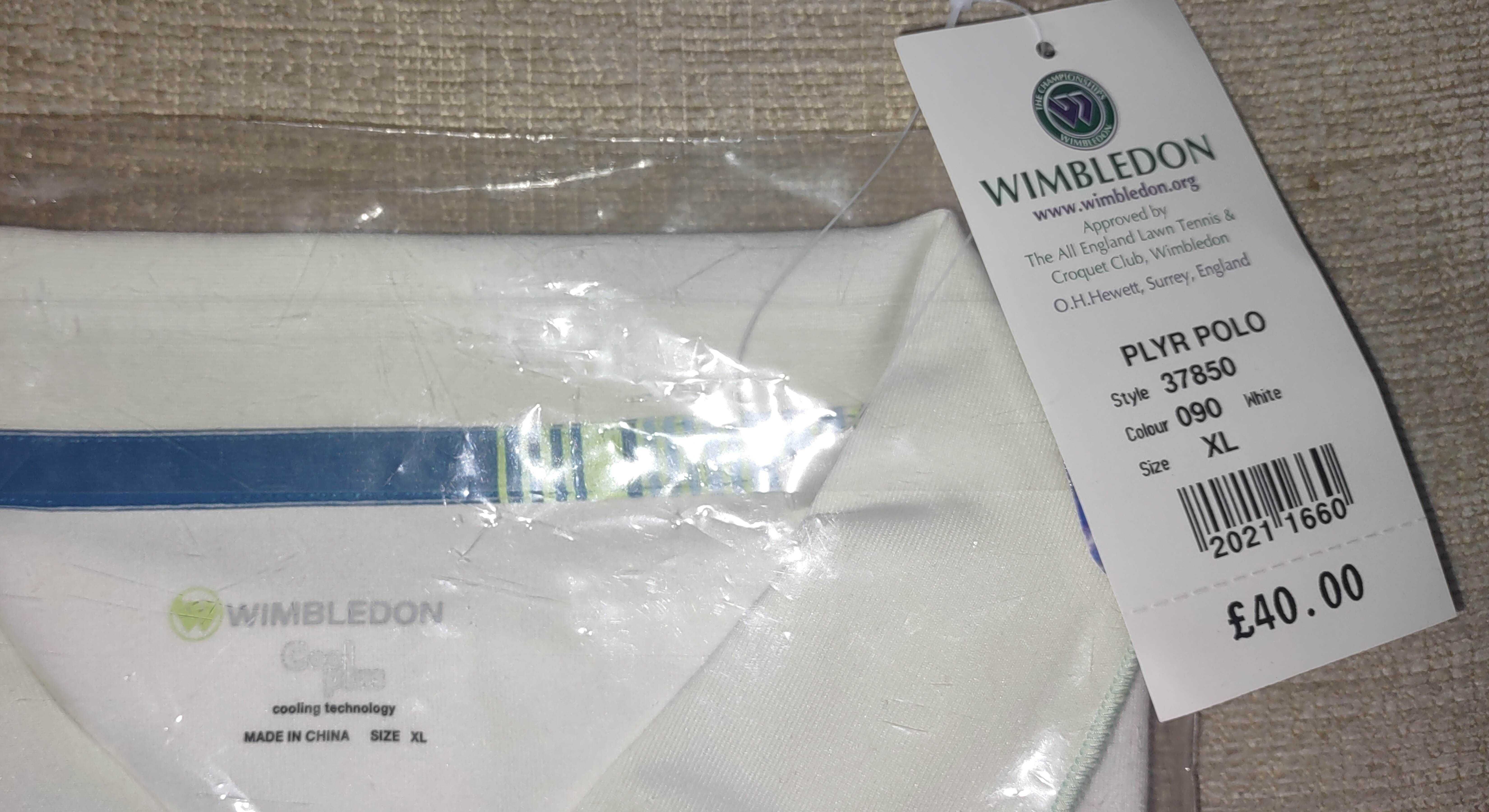 koszulka polo WIMBLEDON - XL - nowa, z metką