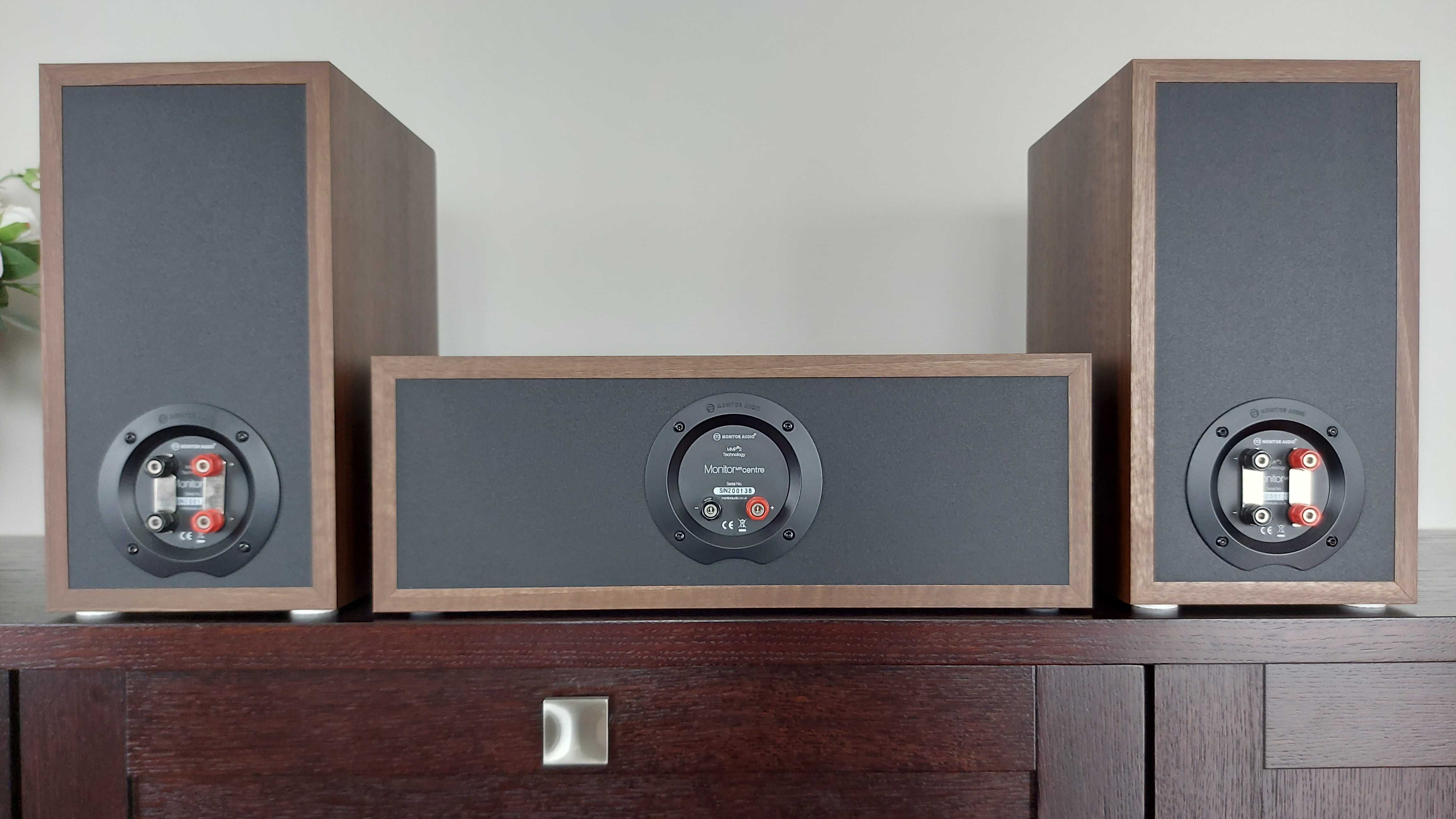 Kolumny Monitor Audio MR2 + centralna Monitor Audio MR Centre
