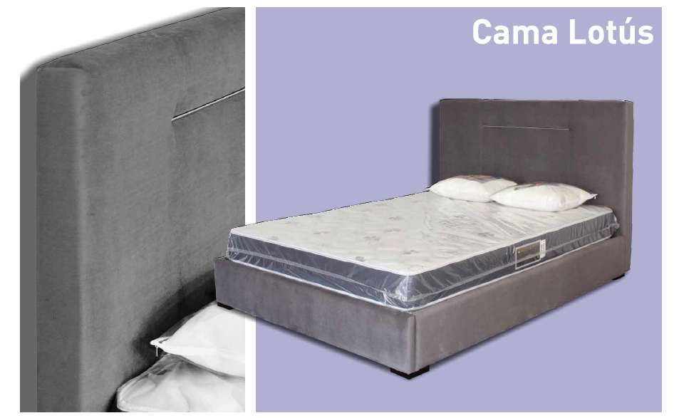 Cama 91 Estofada Nova + Estrado + Colchão (Fabricante)