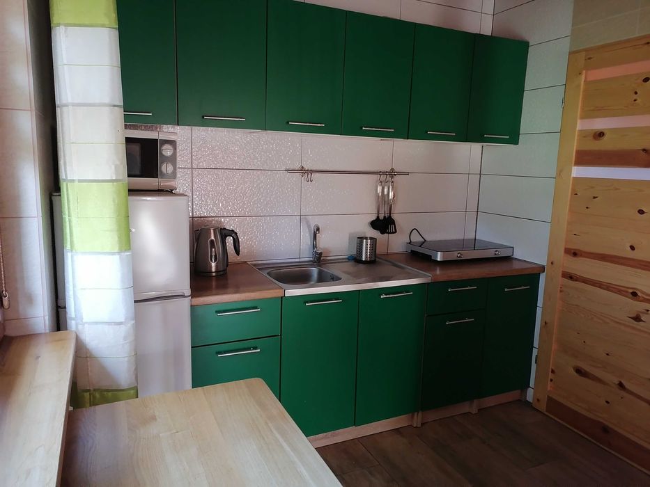 Zielony Domek z kominkiem na Kaszubach Wolny Sylwester wakacje Kaszuby