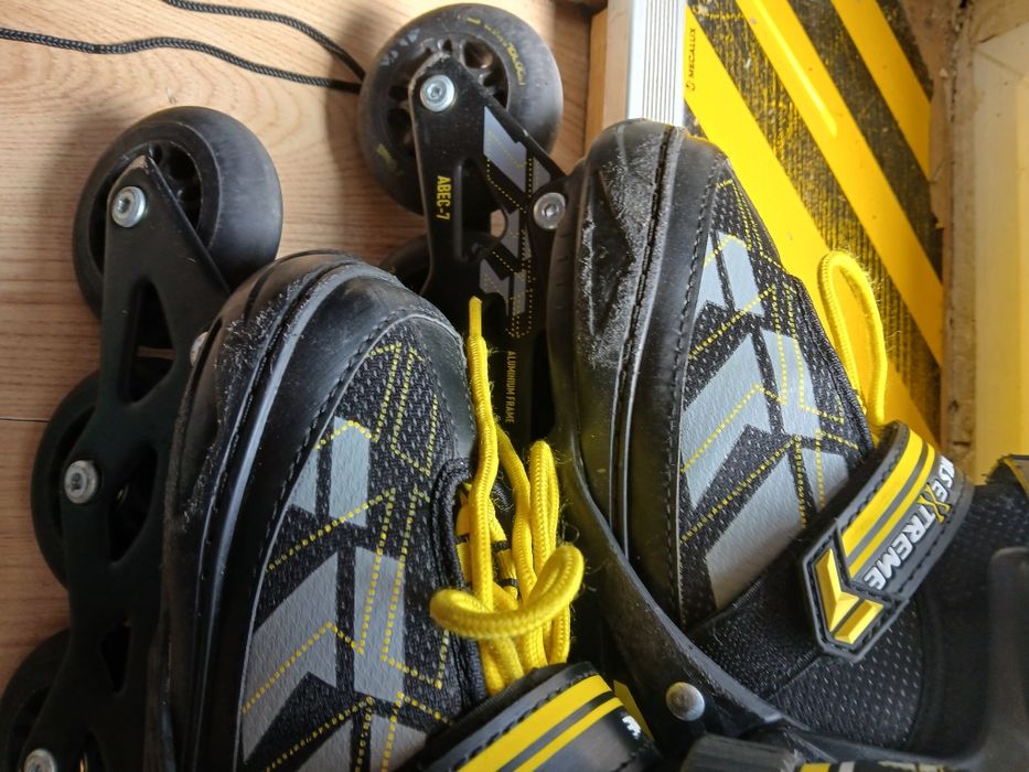 Rolki wraz z ochraniaczami