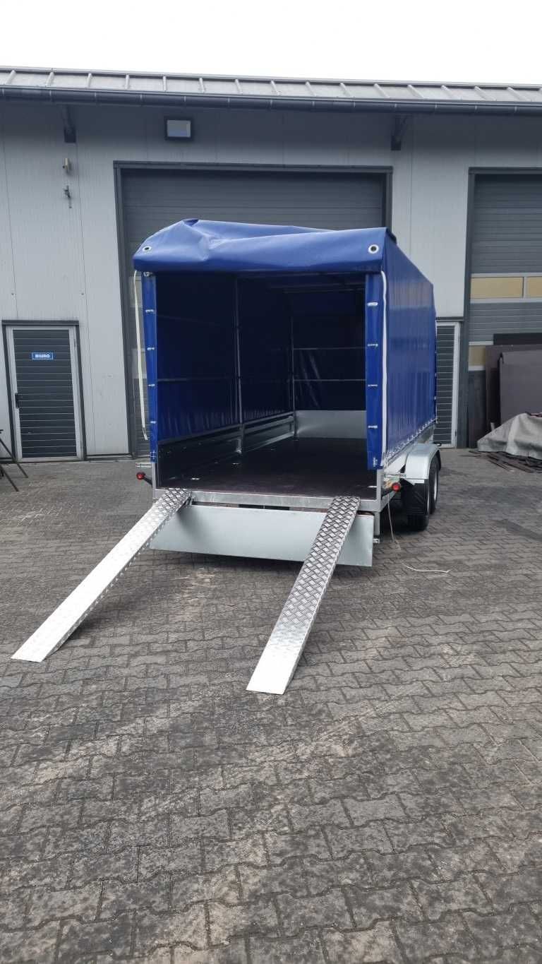 Przyczepka samochodowa SIDECAR 350x176 750 kg Producent - TRANSPORT