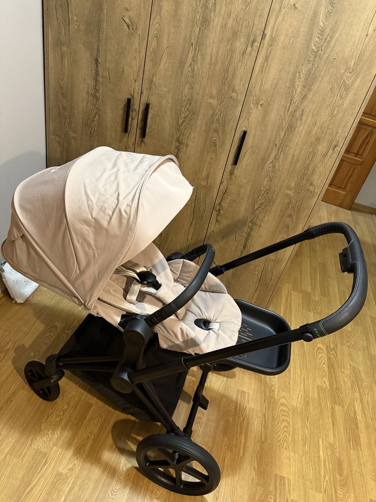 Cybex Priam 4.0 black matt i cozy beige