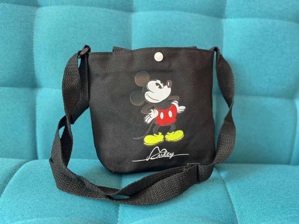 Сумка дитяча через плече Disney міккі маус детская сумка плюшевая