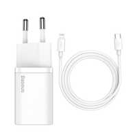 Baseus Super Si 1C szybka ładowarka USB C 20W PD + kabel Lightning 1m