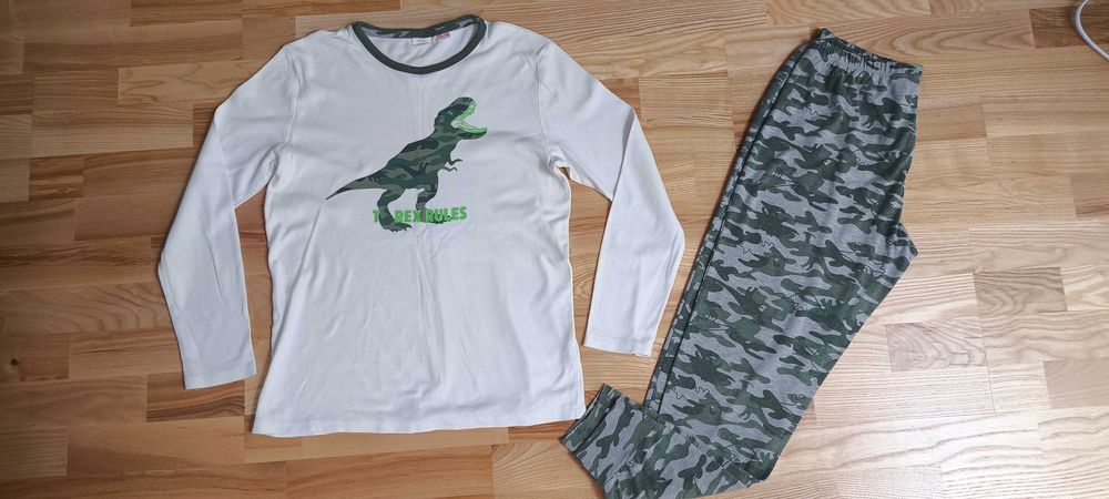 Piżama Zara r 164 dinozaur t-rex