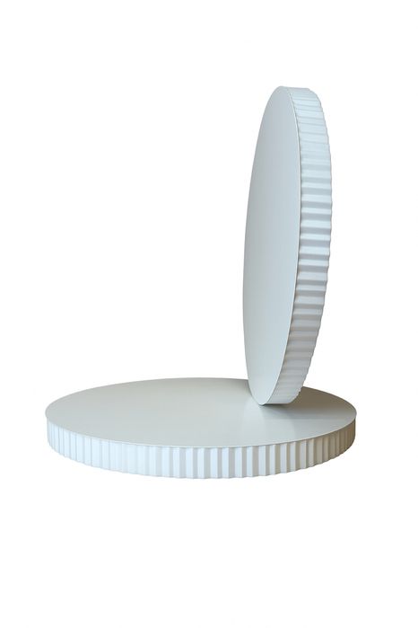 Podkład pod tort / ciasto KARBOWANY WZÓR, Styrodur, średnica 22cm