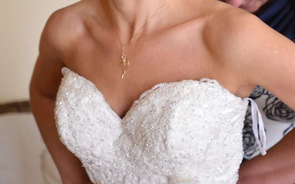 suknia ślubna ANNAIS BRIDAL GEMMA 34 36 ECRU kremowa syrena