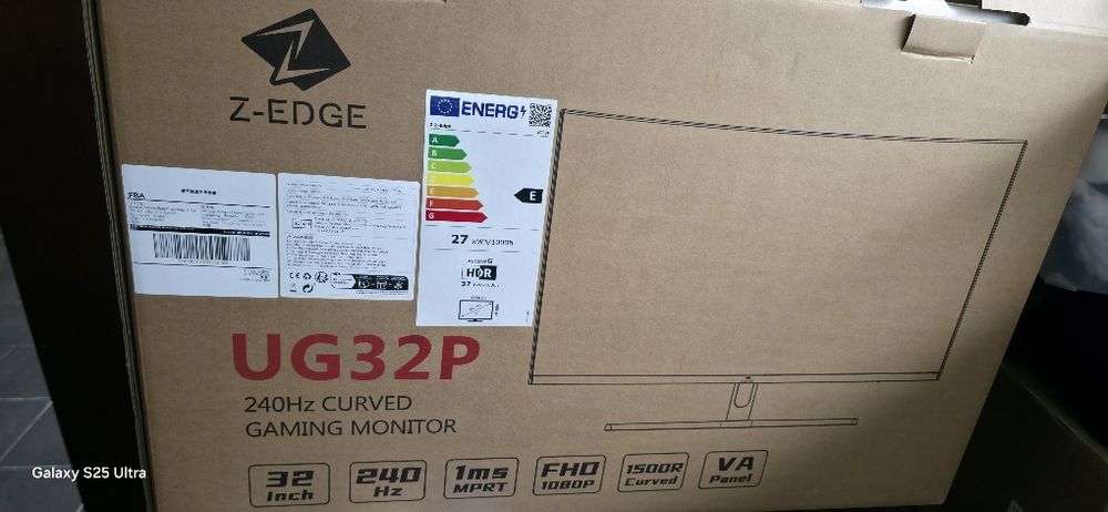 Monitor Z Edge Gaming curvo 240mhz