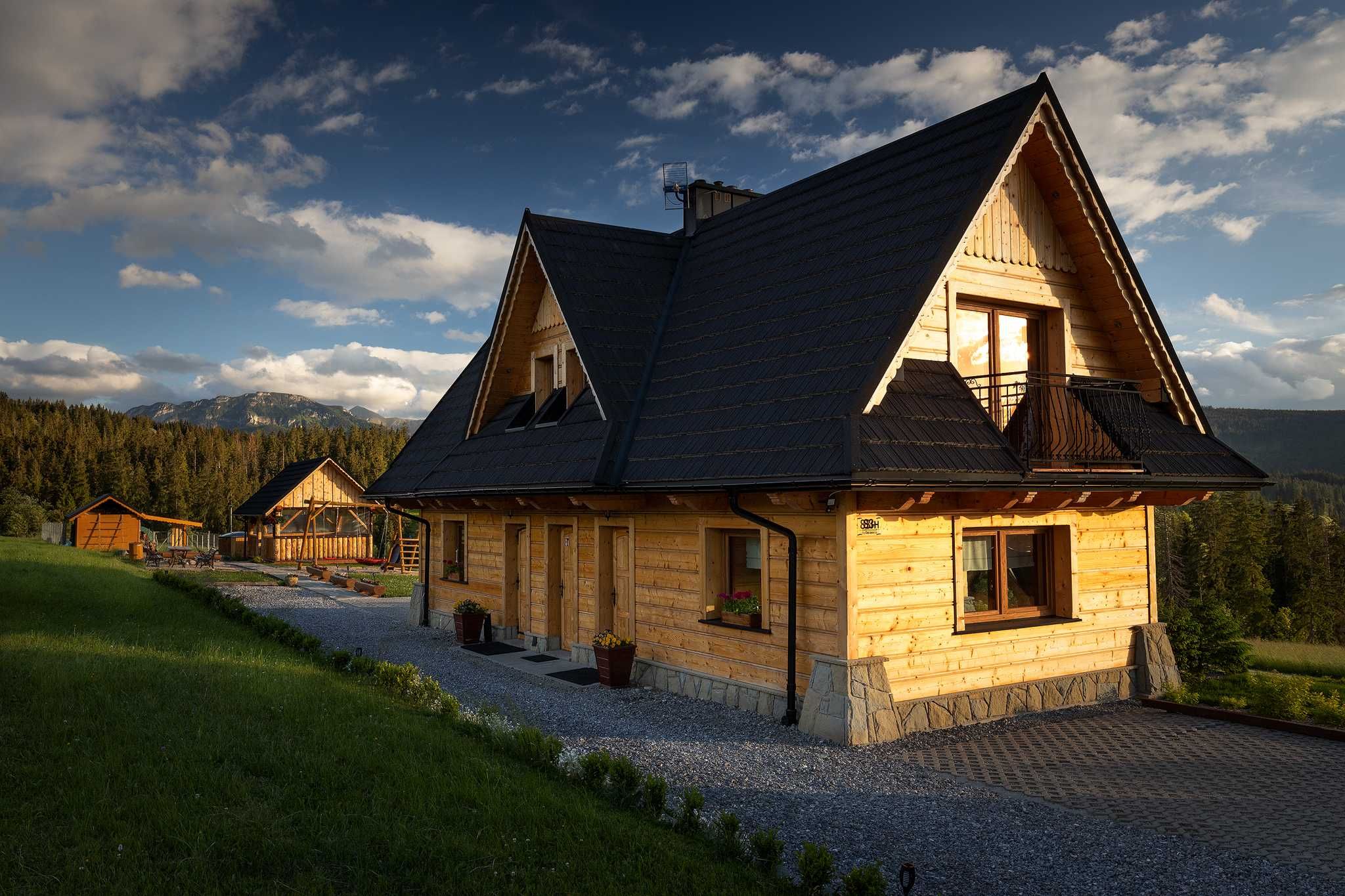 Wakacje klimatyzowane domki góry jacuzzi sauna 13km Zakopane termy