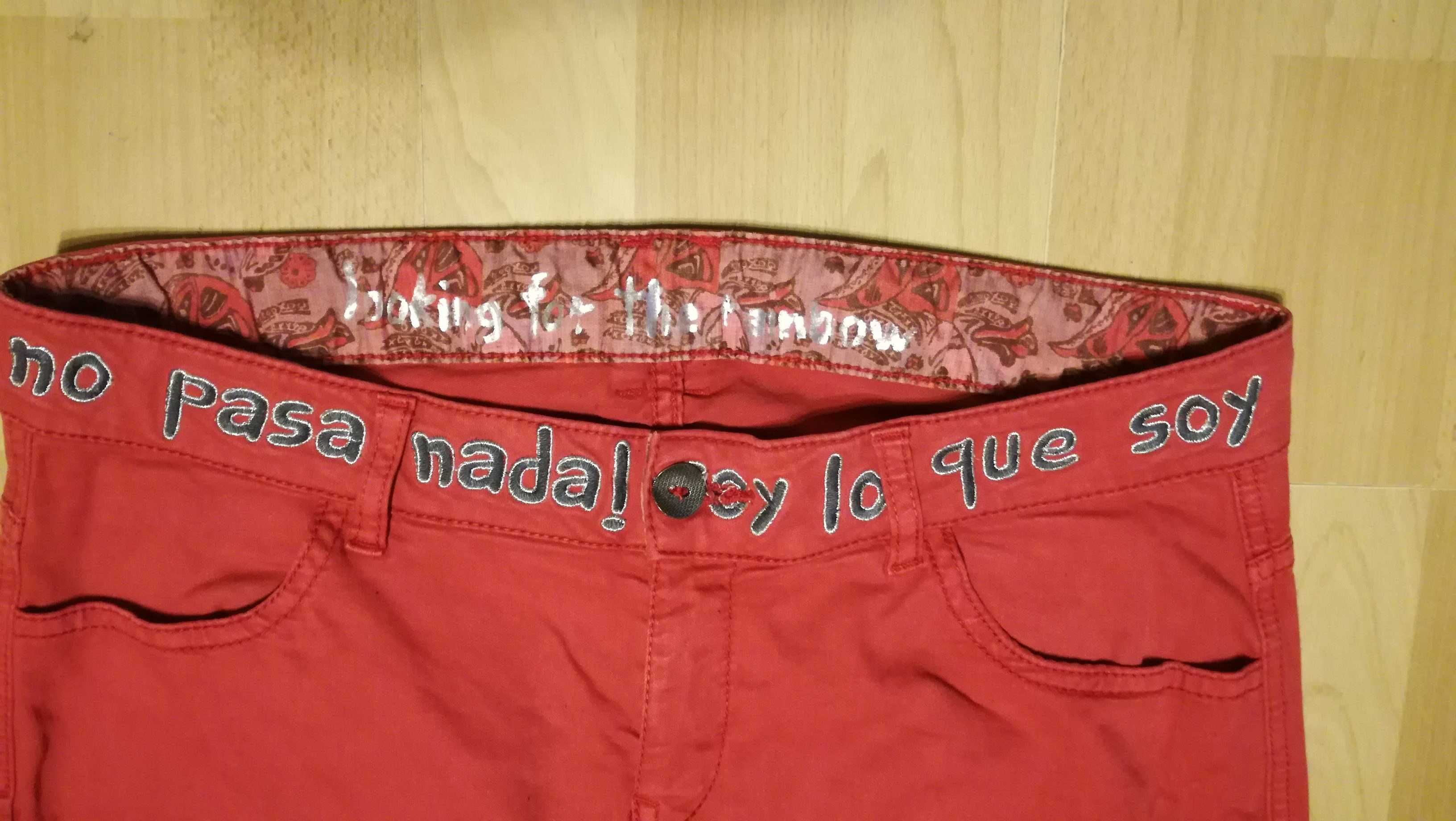 Spodnie jeansowe DESIGUAL r.30 stan bardzo dobry