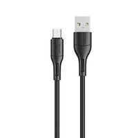 Kabel Usams U68 MicroUSB 2A do Szybkiego Ładowania 1M - Czarny