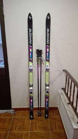 esqui /ski BLIZZARD de 1,80 mt/6,7 cm para neve+ saco+stick