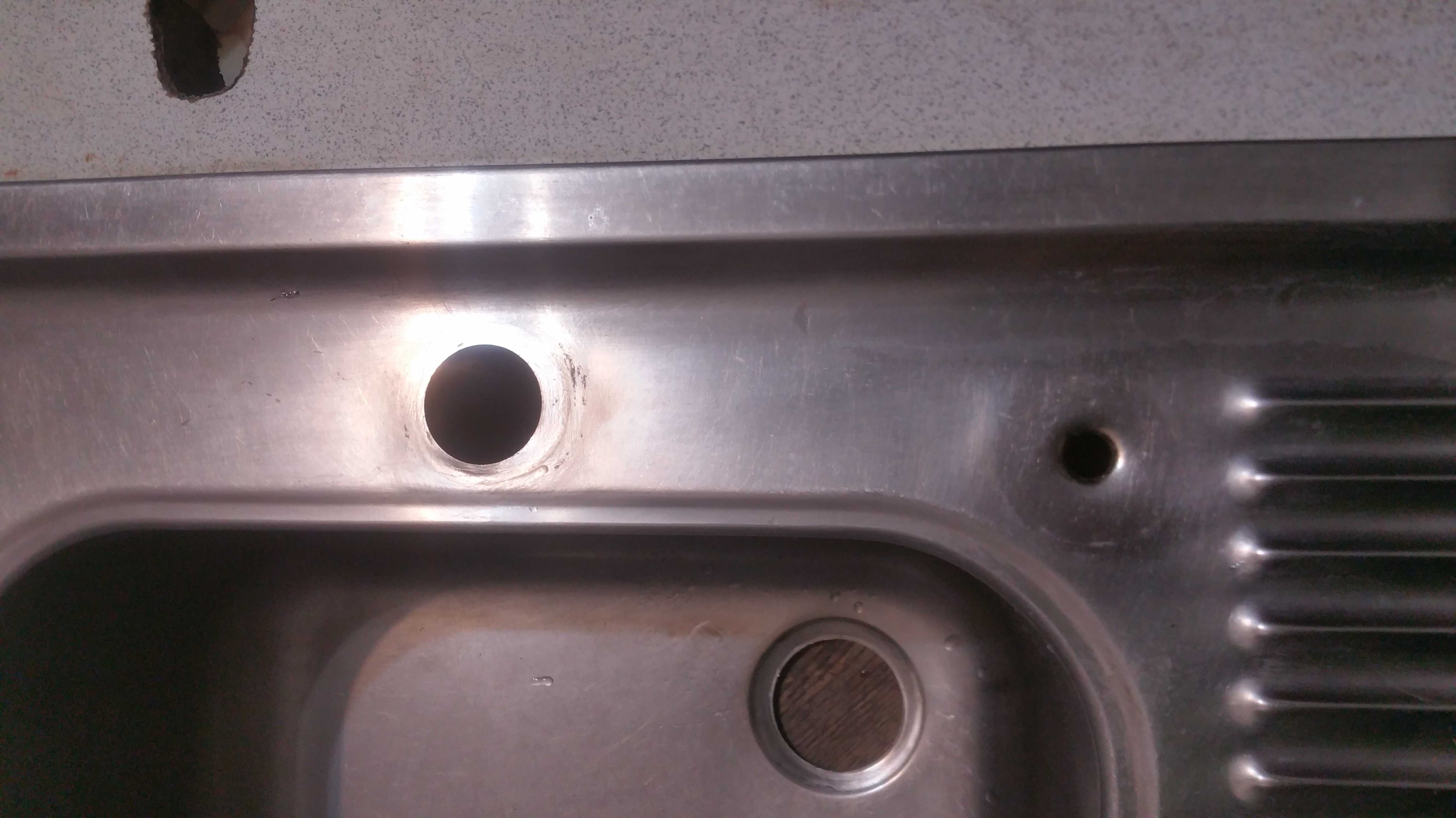 Мийка кухонна врізна, нерж 0.9 мм, 86x50, отвір під фільтр