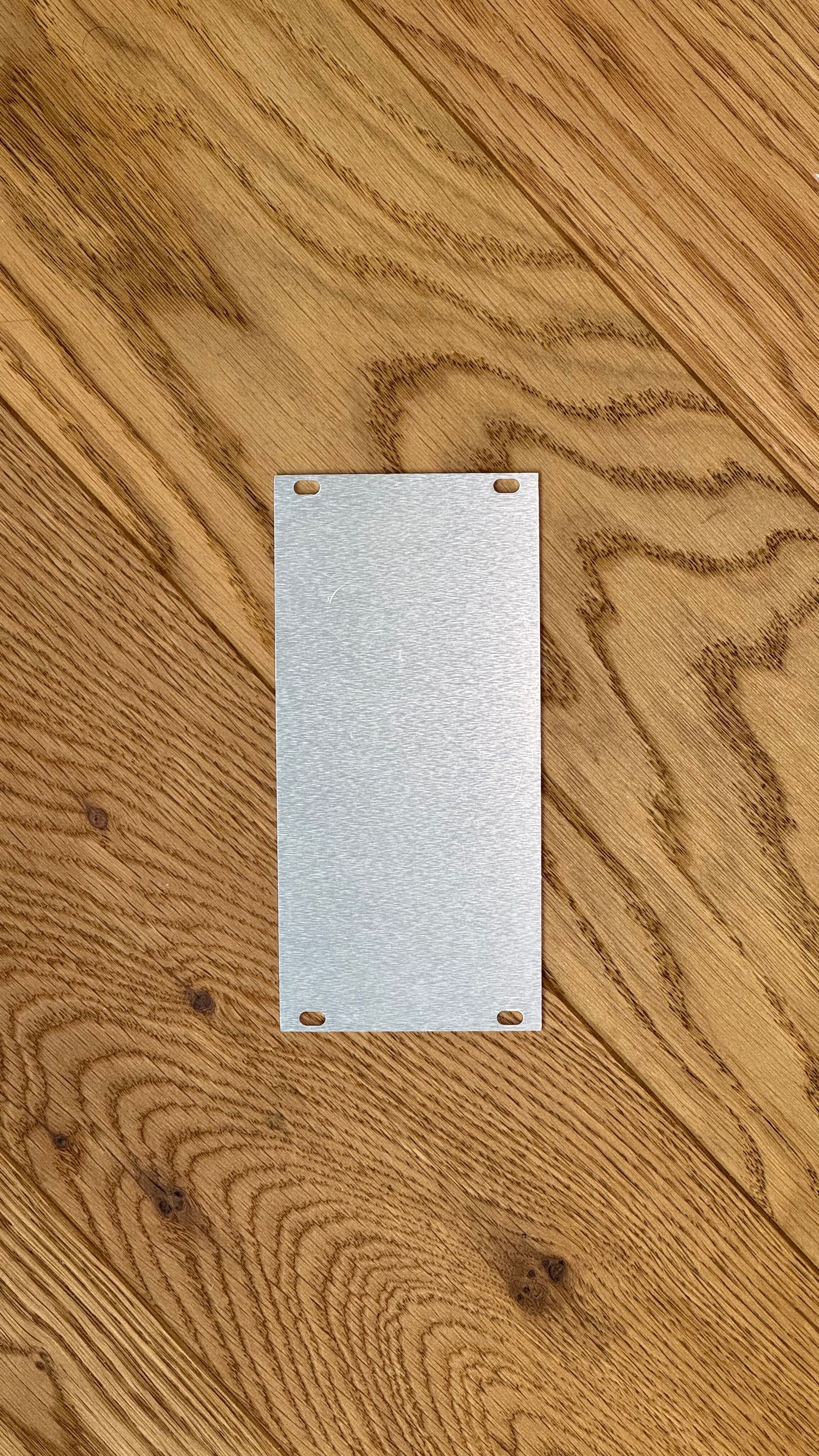 Blind Blank Panel 12HP black/silver eurorack - nowy stan idealny